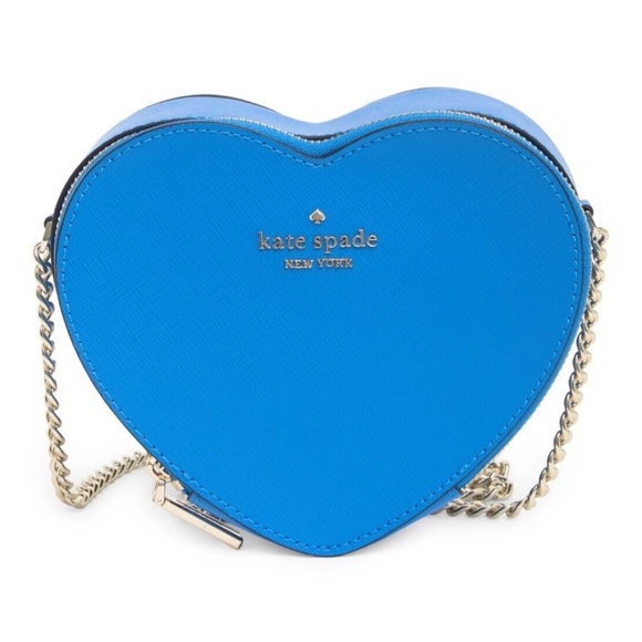 kate spade Handbags - KATE SPADE Love Shack Mini Heart Crossbody Summer Night Blue K6063 NWT $260